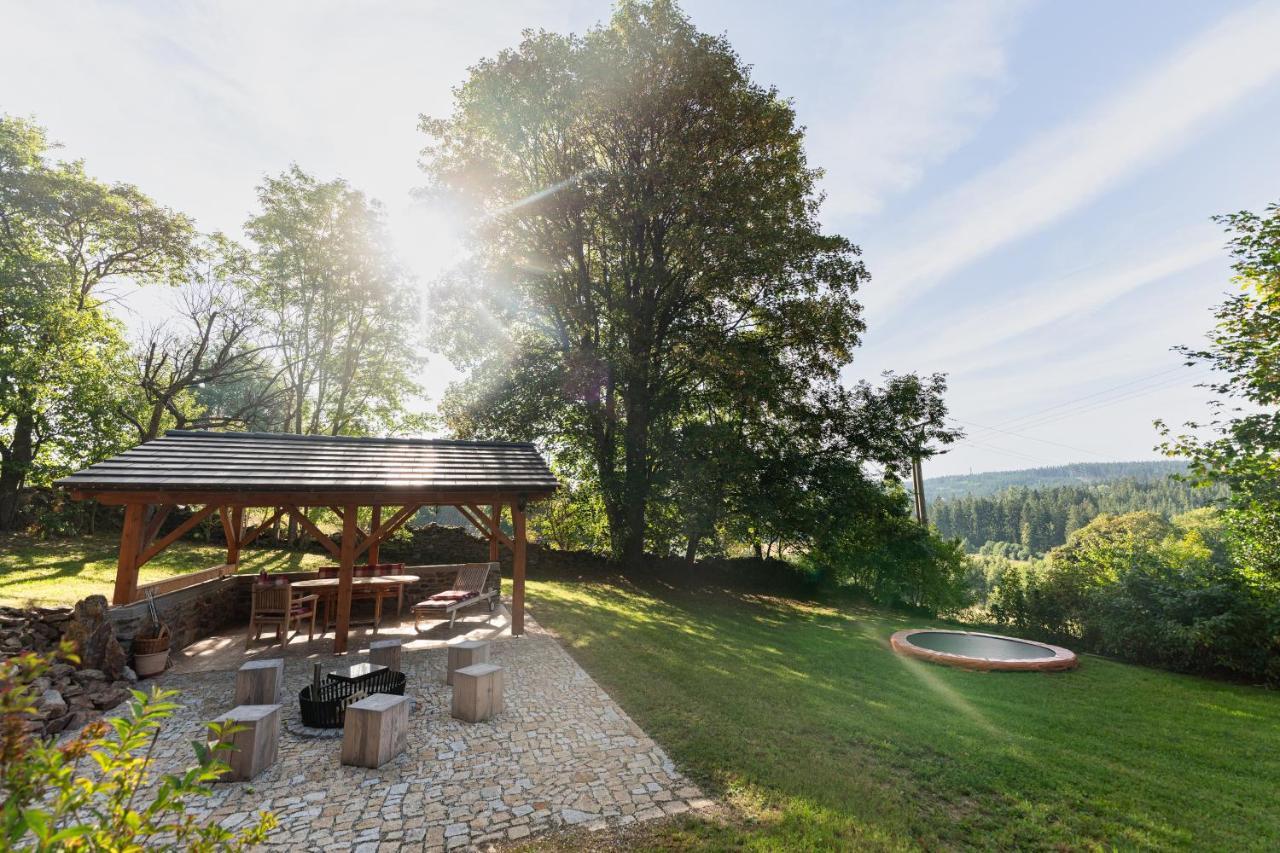 Villa Moderni Sumavska Roubenka S Vyhledem Na Boubin Vimperk Exterior foto