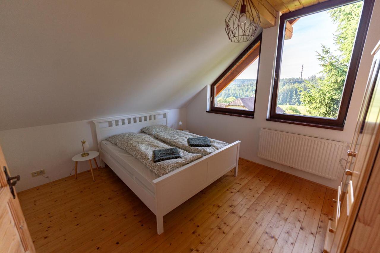 Villa Moderni Sumavska Roubenka S Vyhledem Na Boubin Vimperk Exterior foto
