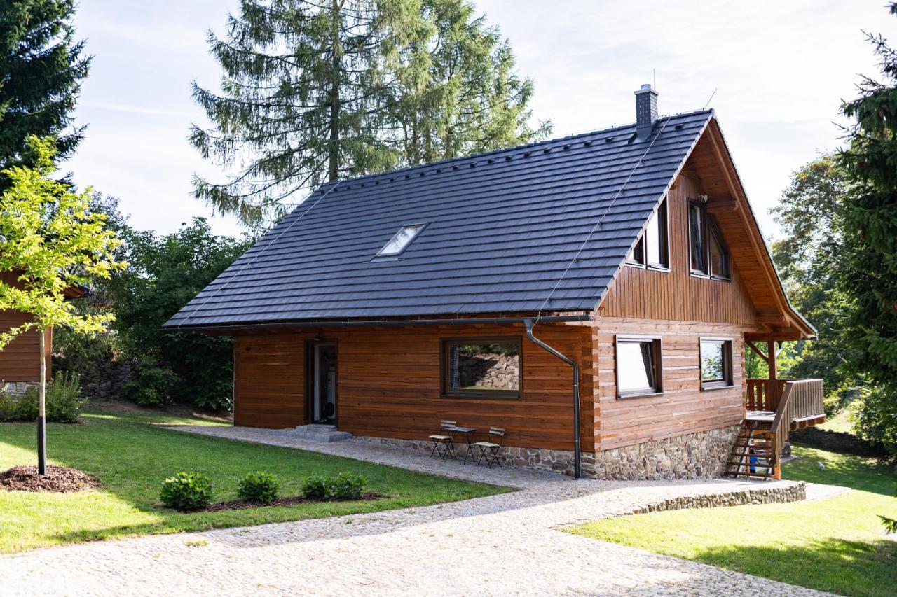Villa Moderni Sumavska Roubenka S Vyhledem Na Boubin Vimperk Exterior foto